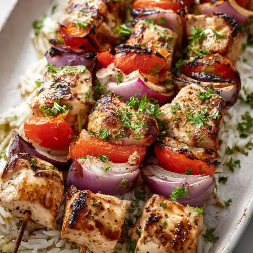Easy Grilled Chicken Kabobs for Summer
