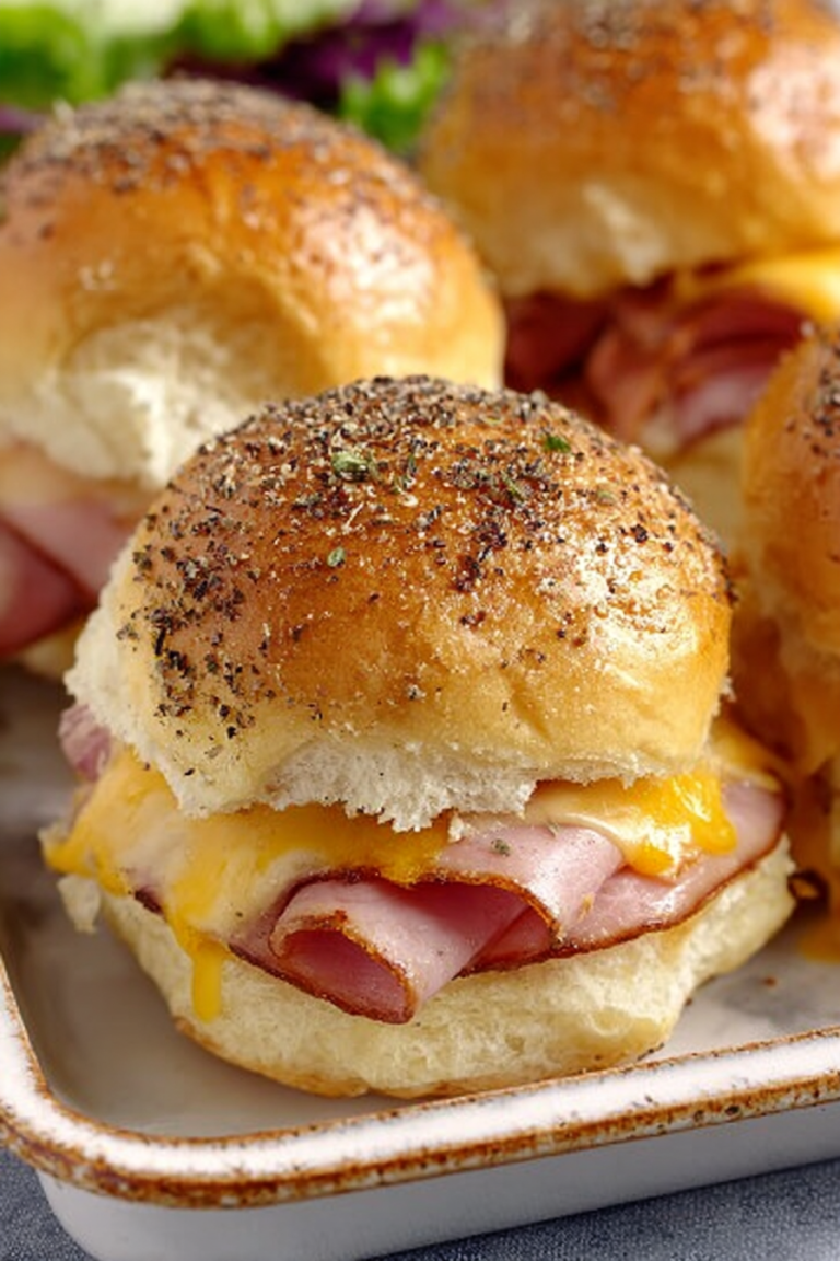 Easy Ham and Cheese Sliders