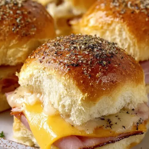 Easy Ham and Cheese Sliders