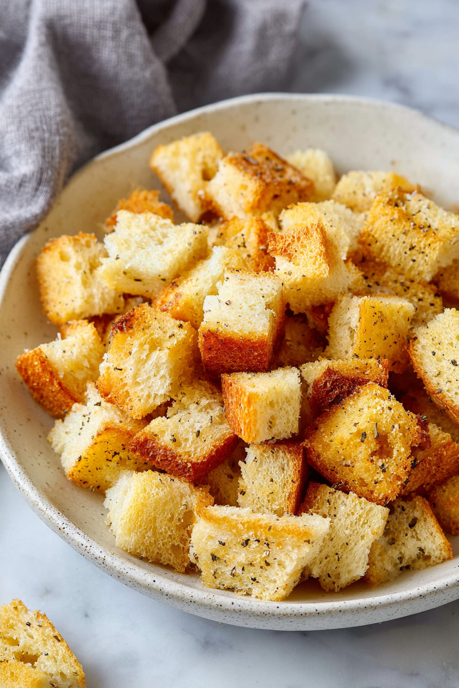 Easy Homemade Croutons for Any Salad
