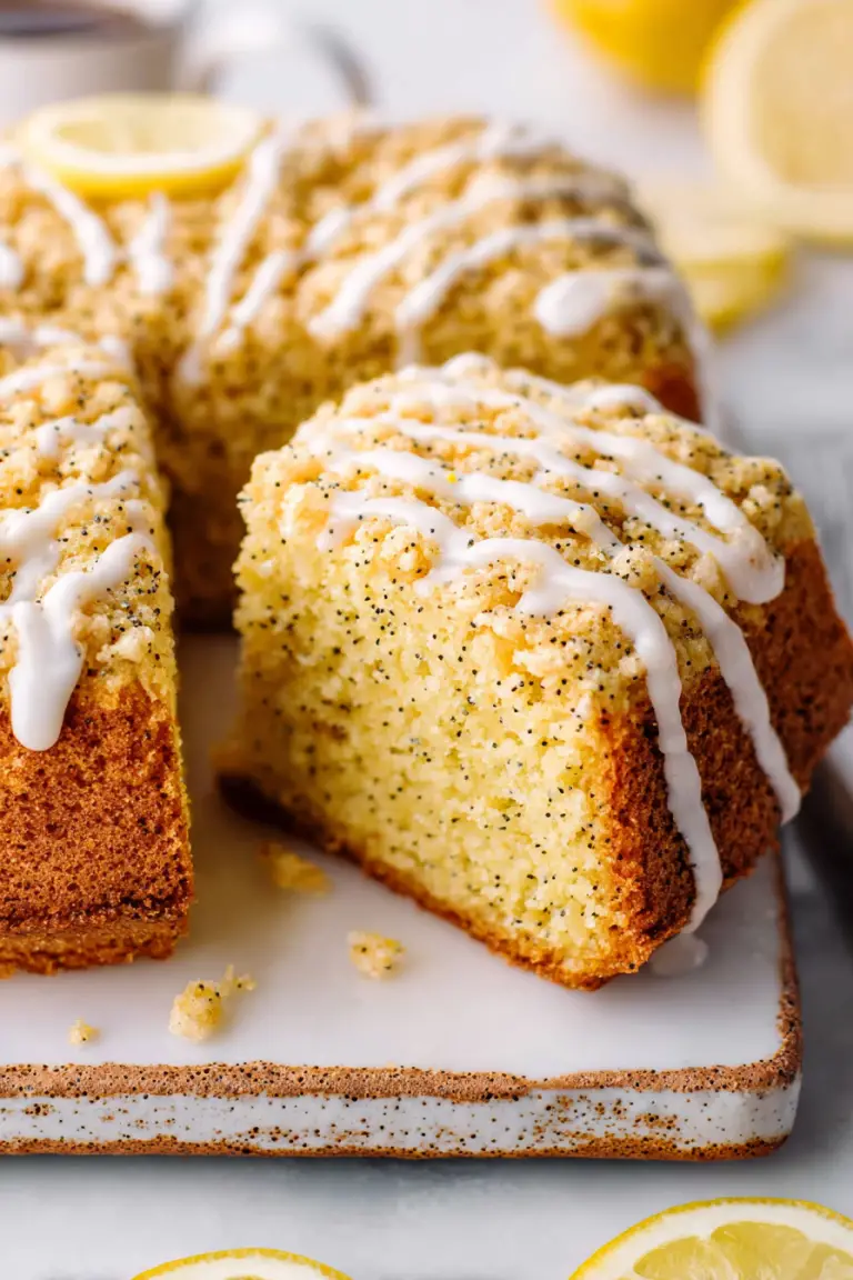 Easy Lemon Poppyseed Coffee Cake Recipes