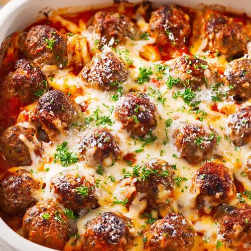 Easy Meatball Casserole Recipe
