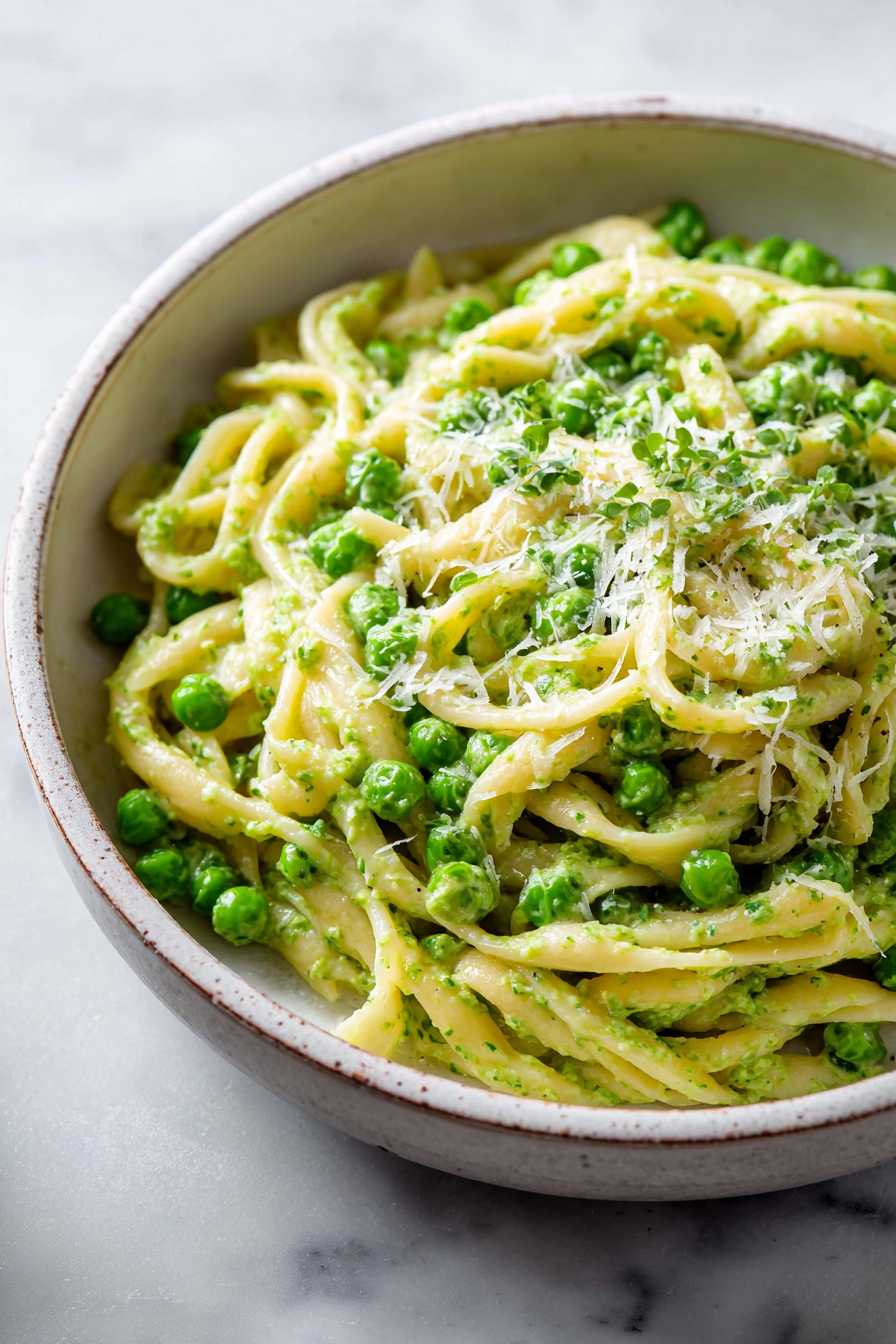 Easy Pasta with Peas Recipe