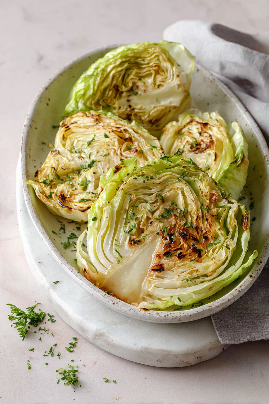Easy Roasted Cabbage Recipe