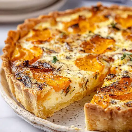 Easy Roasted Squash Quiche Recipe