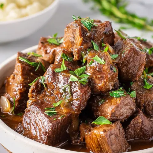 Easy Slow Cooker Beef Tips