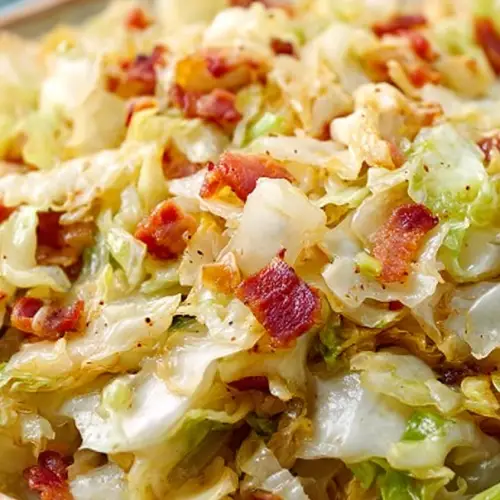 Easy Southern Bacon Fried Cabbage