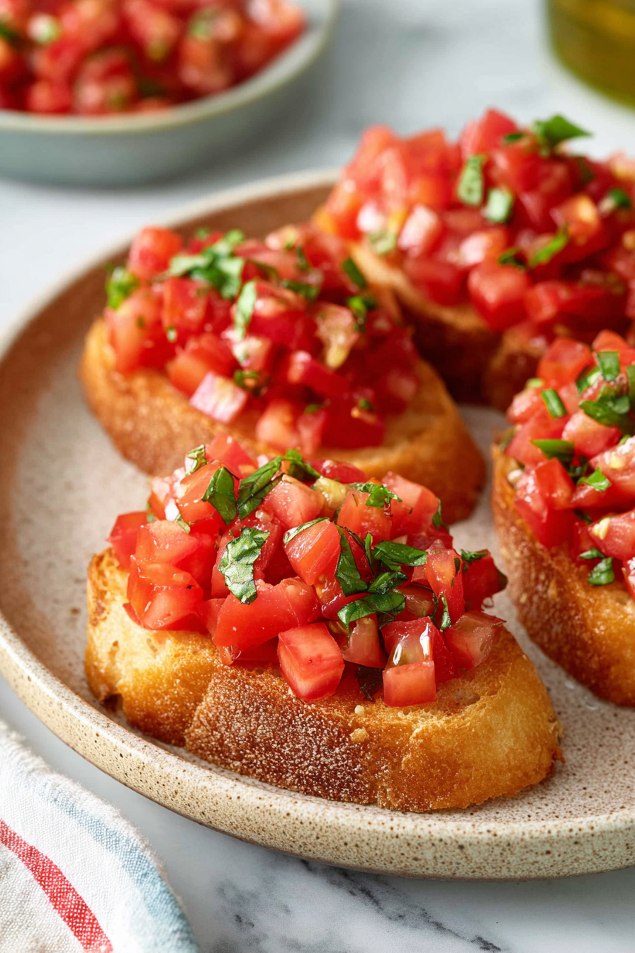 Easy Tomato Bruschetta Recipe