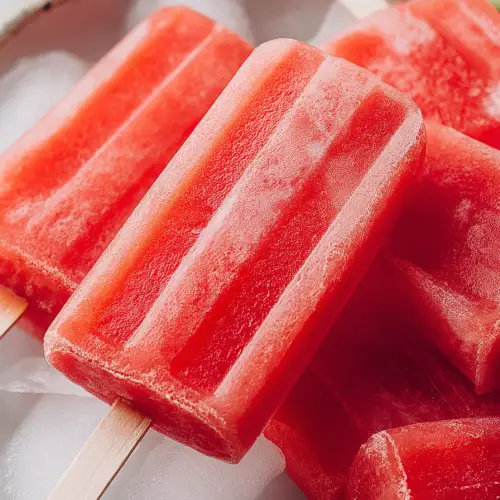 Easy Watermelon Popsicles