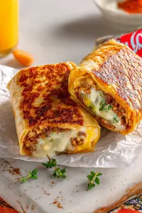 Grilled Cheese Burrito Delight