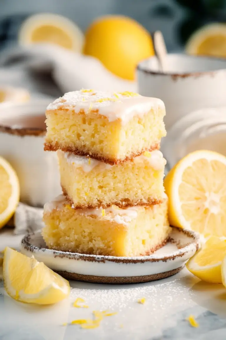Lemon Brownies Made Easy