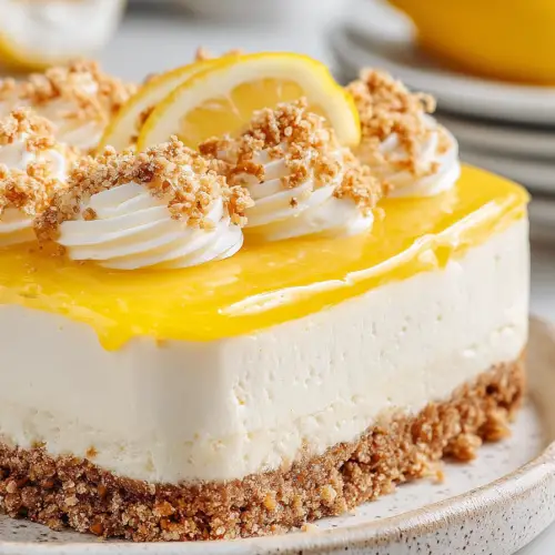 Lemon Pretzel Dessert Delight