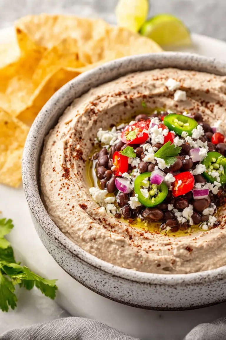 Loaded Black Bean Hummus Recipe