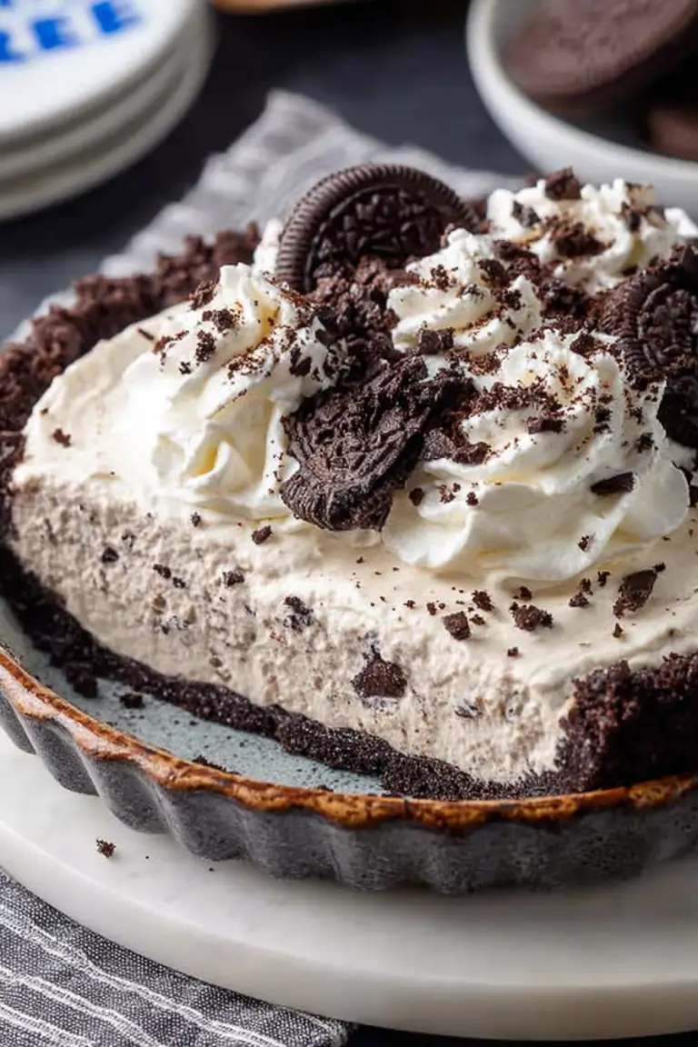 No-Bake Oreo Cream Pie Recipe