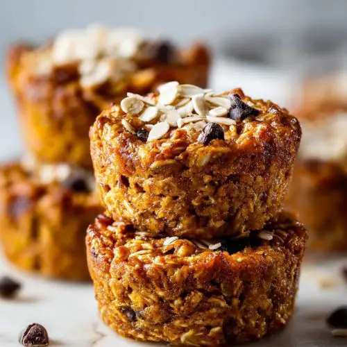 Pumpkin Baked Oatmeal Cups