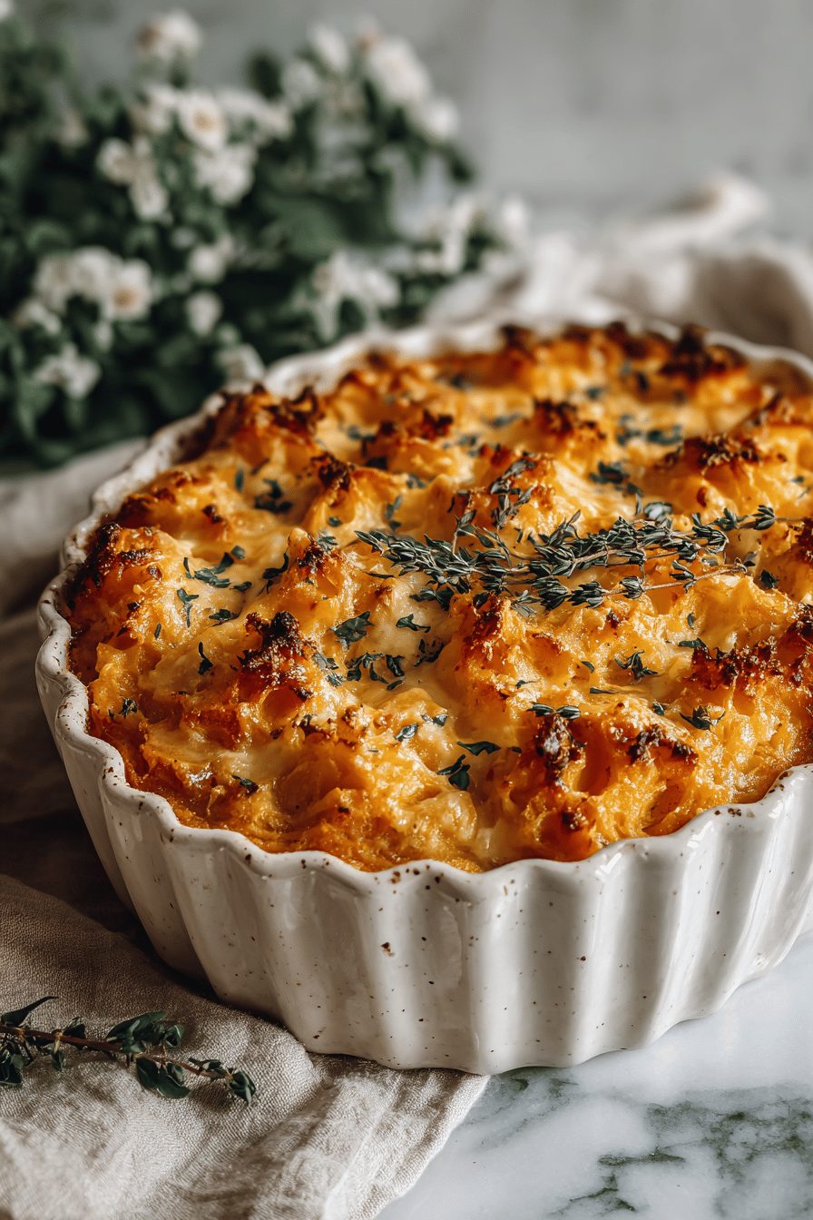 Apple Butternut Squash Casserole Recipe