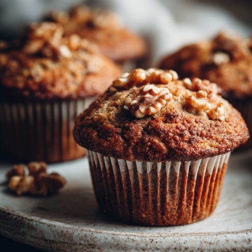Apple Walnut Muffins