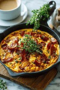 Bacon Cheeseburger Skillet Recipe