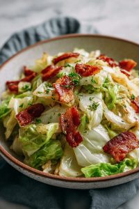 Bacon Fried Cabbage Recipe