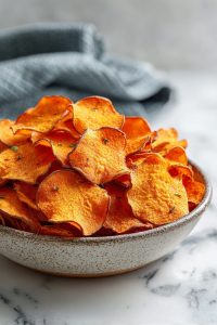 Baked Sweet Potato Chips Recipe
