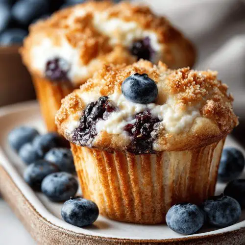 Blueberry Cream Cheese Muffins