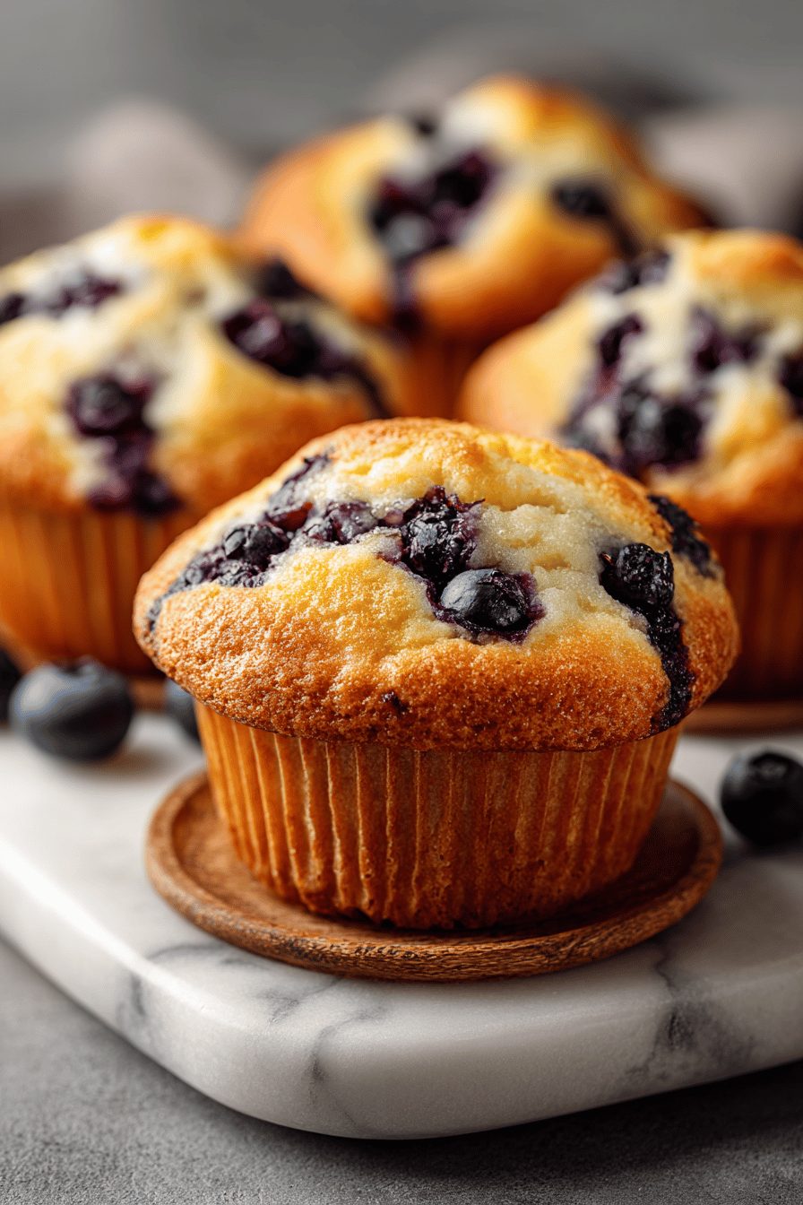 Blueberry Cream Cheese Muffins