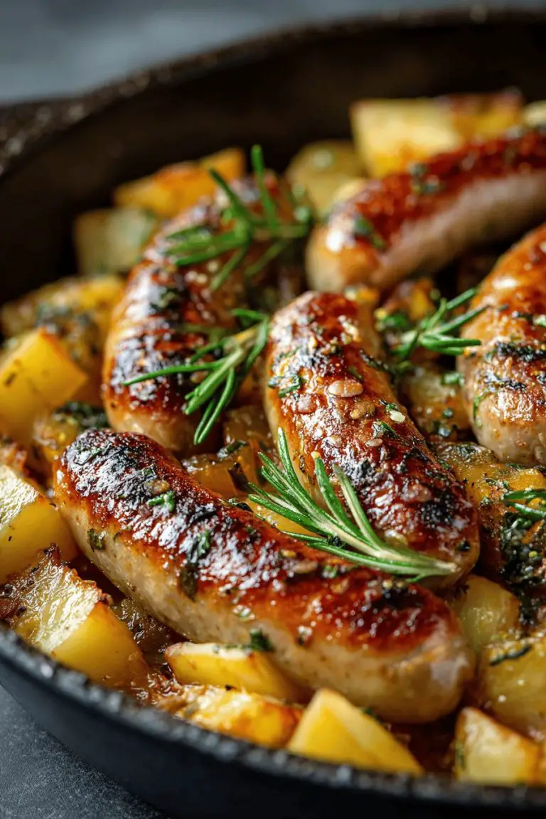 Bratwurst Potato Skillet Delight