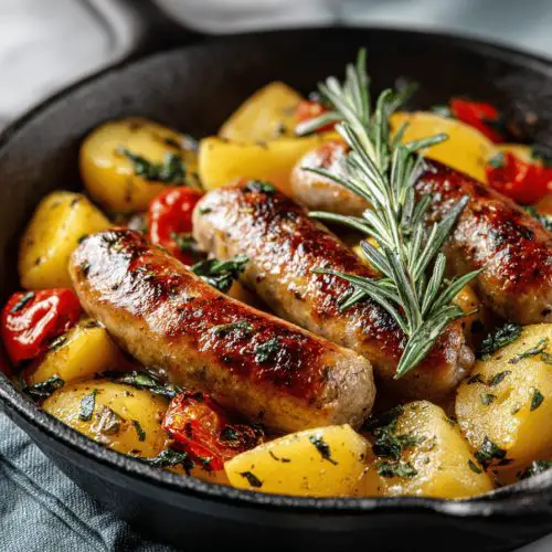 Bratwurst Potato Skillet Delight