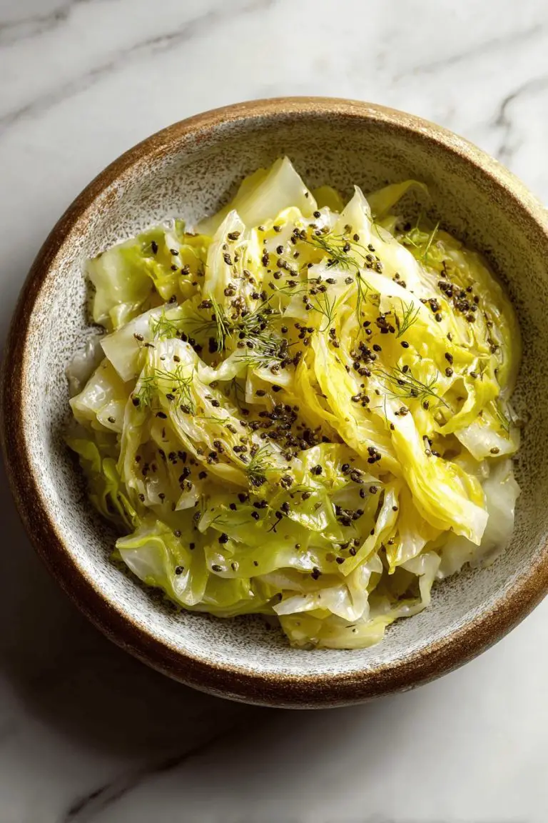 Buttered Cabbage with Caraway Seeds