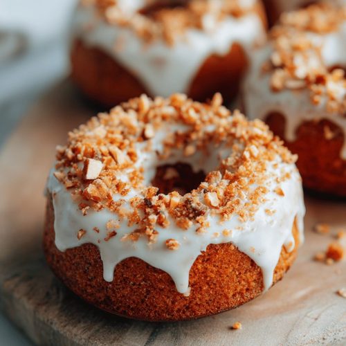 Carrot Cake Baked Donuts