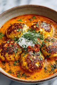 Cheesy Tomato Dumpling Soup