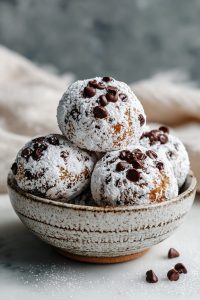Chocolate Chip Snowball Cookies