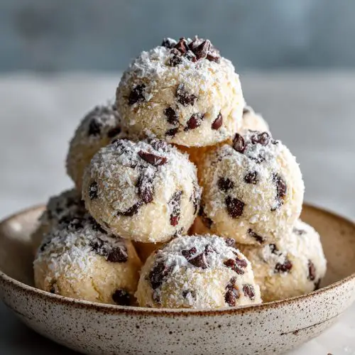 Chocolate Chip Snowball Cookies