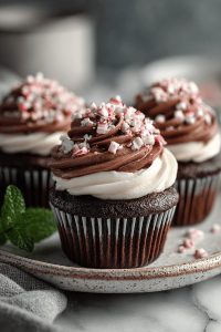 Chocolate Peppermint Cupcakes