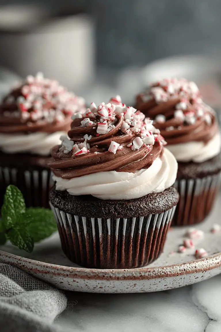Chocolate Peppermint Cupcakes