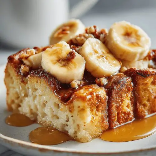 Coconut Praline Bread Pudding