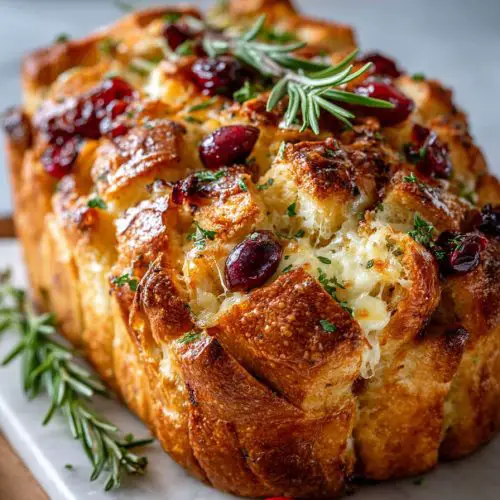 Cranberry Brie Pull-Apart Bread Recipe