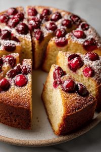 Cranberry Olive Oil Cake Recipe