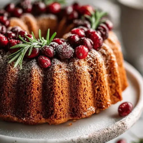 Cranberry Olive Oil Cake Recipe