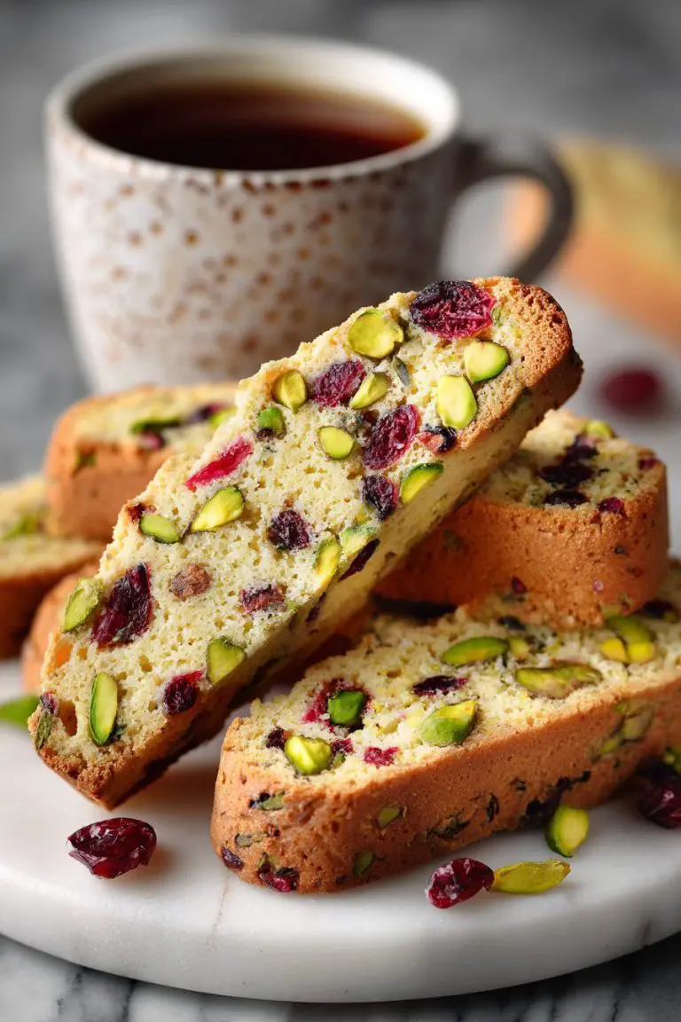 Cranberry Pistachio Biscotti Recipe