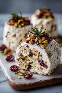 Cranberry Pistachio Cheese Log Recipe