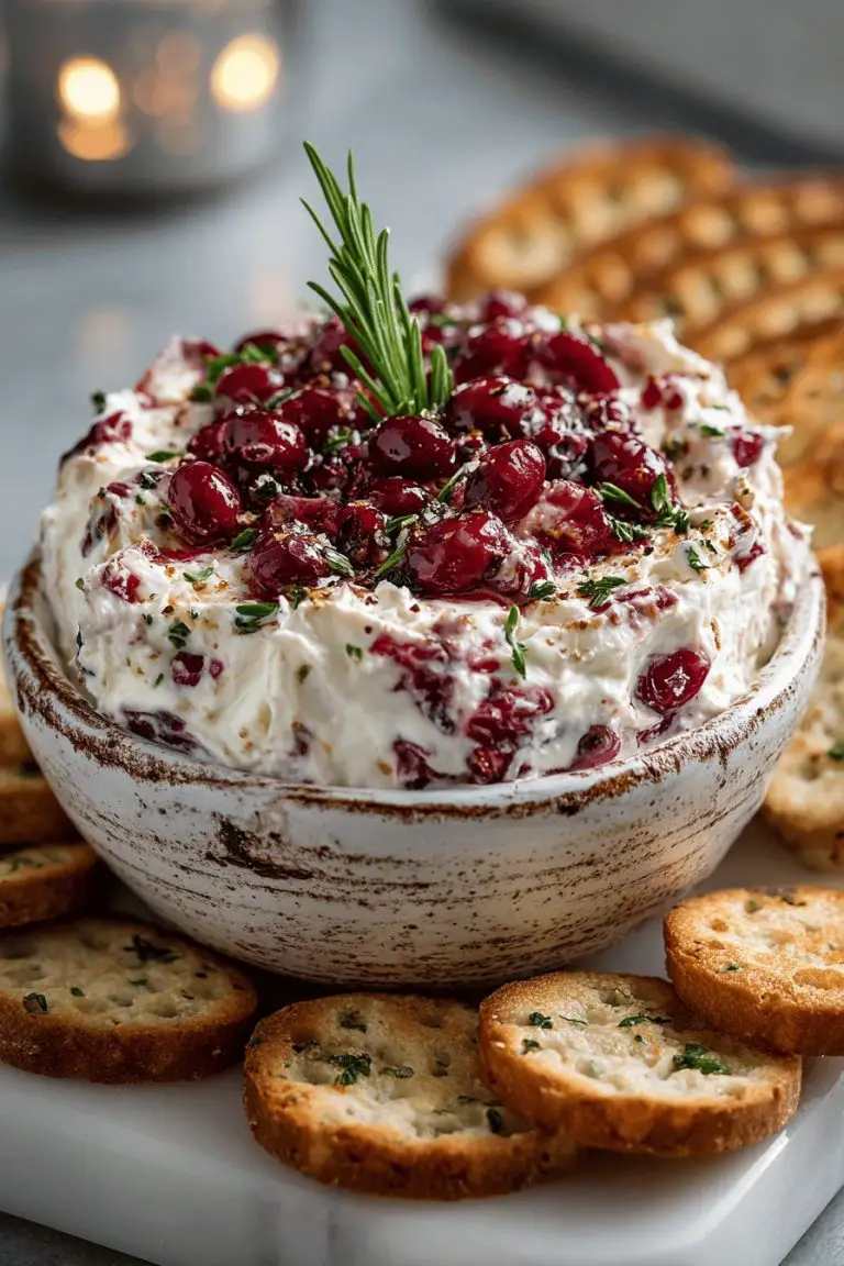 Creamy Baked Cranberry Dip