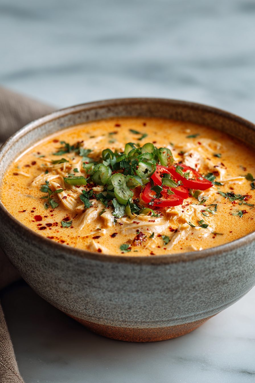 Creamy Chicken Enchilada Soup Recipe