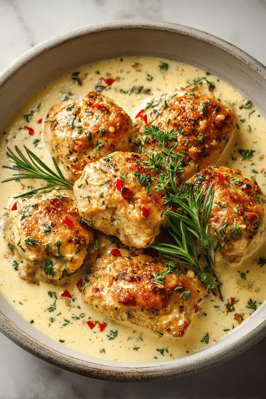 Creamy Garlic Parmesan Chicken Recipe