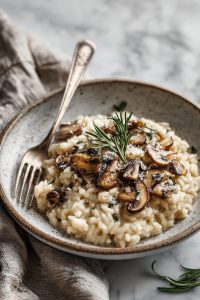 Creamy Instant Pot Mushroom Risotto