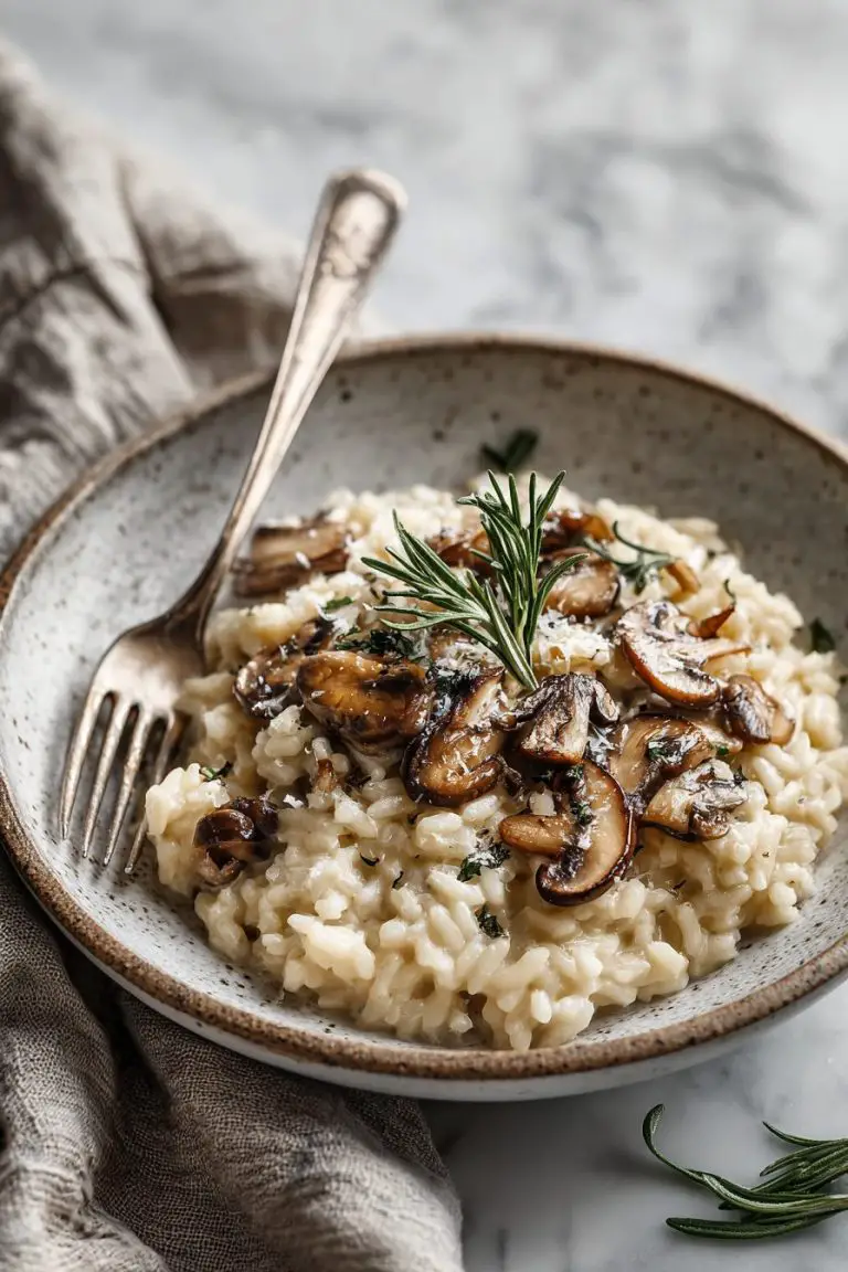 Creamy Instant Pot Mushroom Risotto