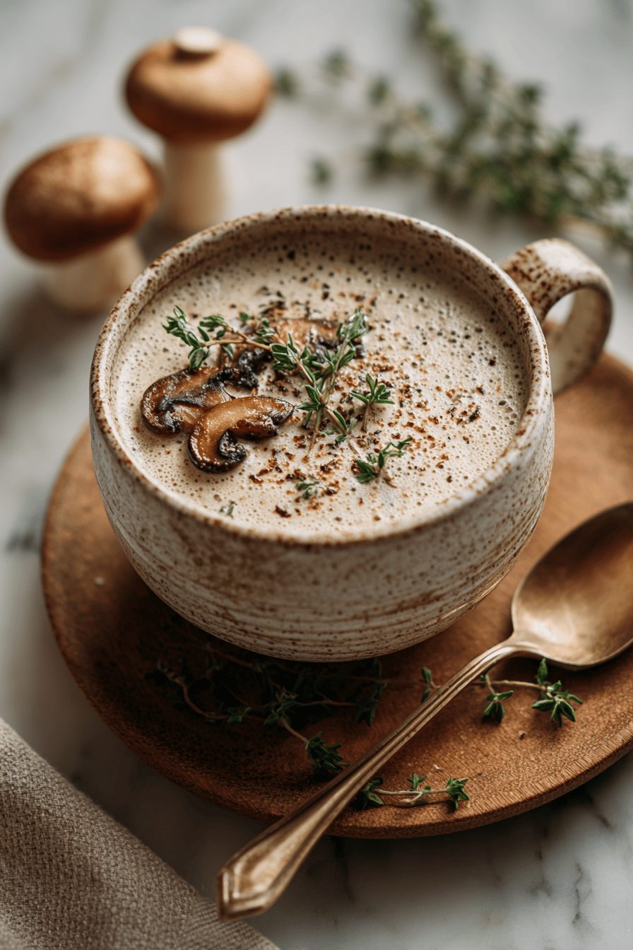 Creamy Mushroom Soup Recipe