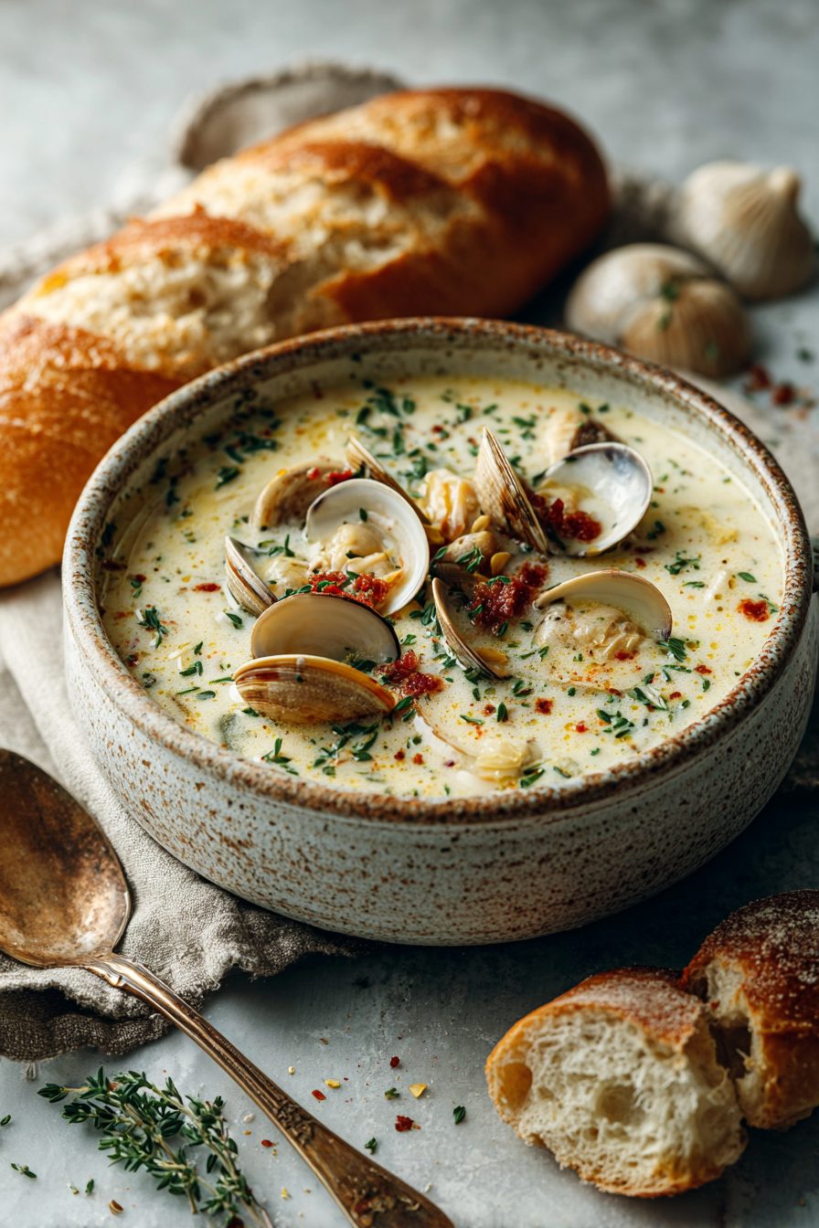 Creamy New England Clam Chowder Recipe