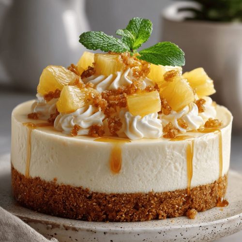 Creamy Pineapple Cheesecake Delight