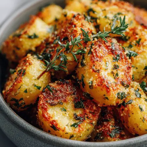 Crispy Parmesan Potatoes Recipe